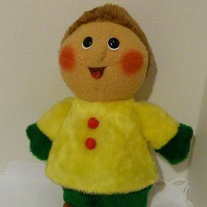 1969 Animal Fair Made in USA 17" Pepsi Advertising Christmas Caroler Plush Toy